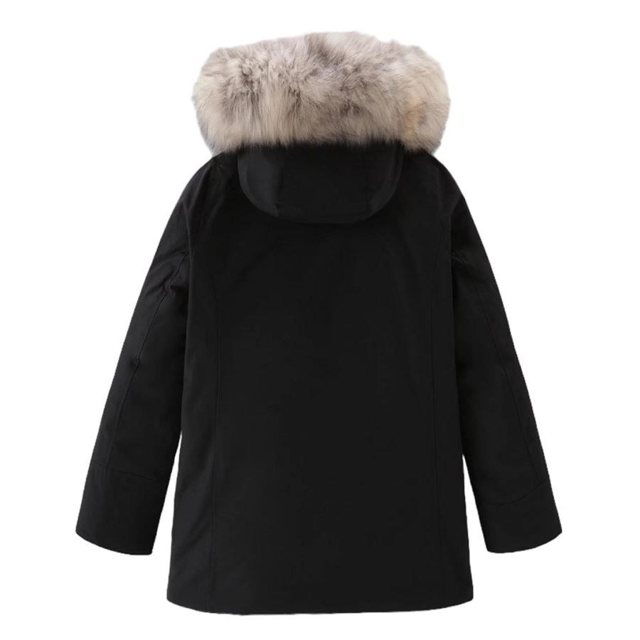 Arctic Parka da bambina con pelliccia removibile Woolrich | CFWKOU0221BLK